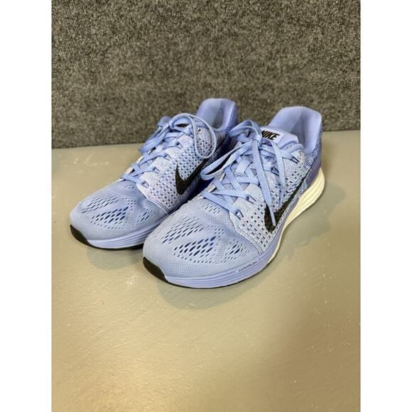 Nike LunarGlide 7 Ocean Fog/Black-Blue Grey-Sail Shoes, Size 8.5, Pre-owned - Picture 5 of 9